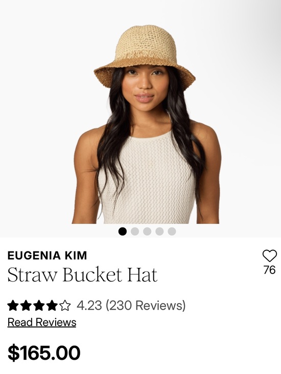 Eugenia Kim Accessories - EUGENIA KIM Natural Straw Bucket Hat